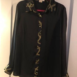 Michael Kors blouse navy